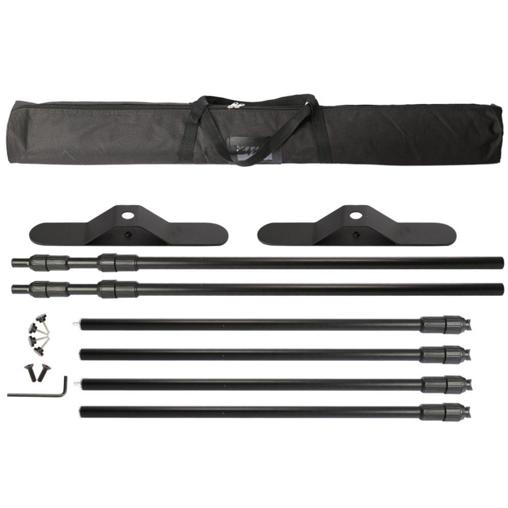 10pcs 8' X 8' - 10' X 8' Backdrop Banner Stand Step and Repeat Adjustable Telescopic Height and Width