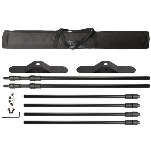 10pcs 8' X 8' - 10' X 8' Backdrop Banner Stand Step and Repeat Adjustable Telescopic Height and Width