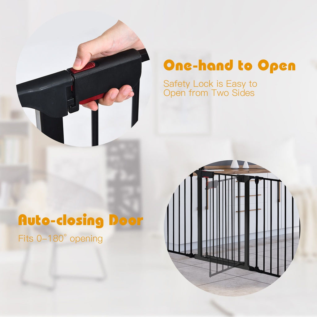 Versatile 5-Panel Safety Gate: Play Yard, Fireplace Fence & Baby Barrier