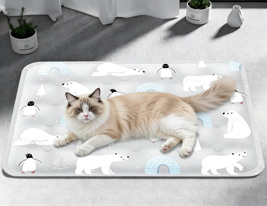 Foldable Pet Cooling Mat for Home, Travel, and Outdoor Use