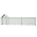 Large structured Chicken Coop Run with everyday structured Frame and PE Cover