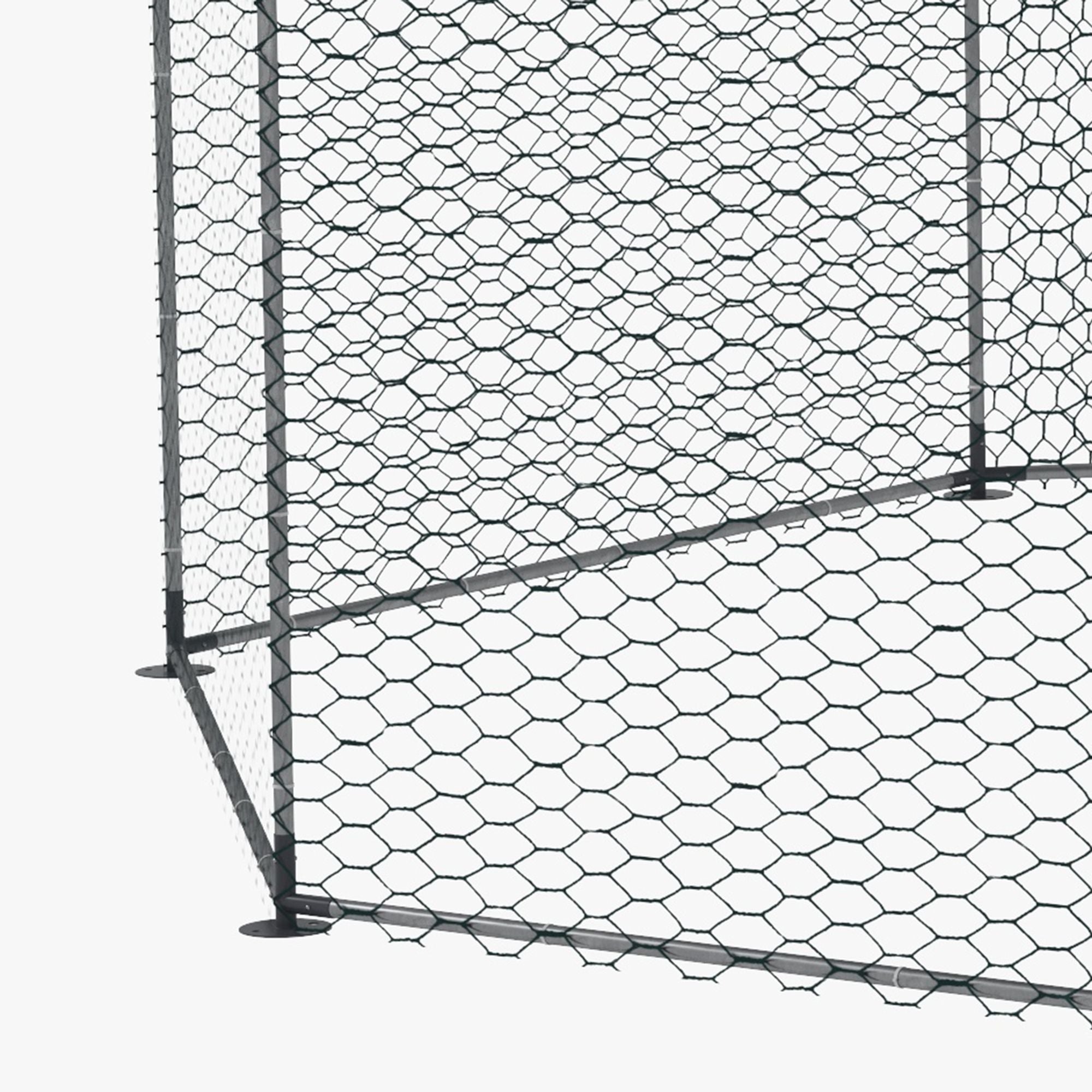 Large Outdoor Walk-In Chicken Run with Cover for 19-25 Chickens
