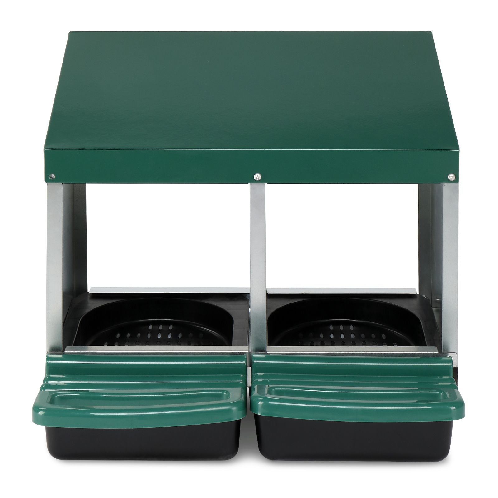 2-Compartment Chicken Nesting Box – Secure & everyday Egg Laying Coop