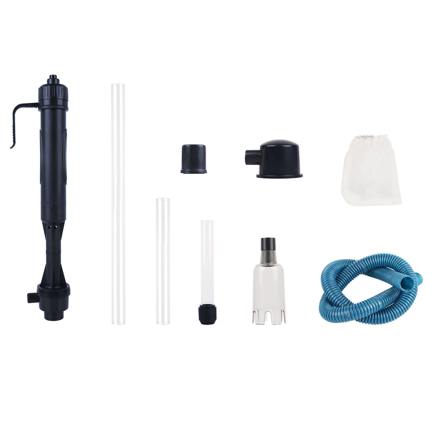 Battery Powered Aquarium Gravel Cleaner with Adjustable Tubes for All Sizes