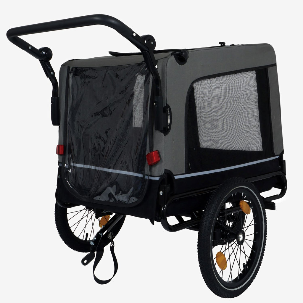 Take Your Pup on Every Adventure with This 2-in-1 Bike Trailer & Push Cart