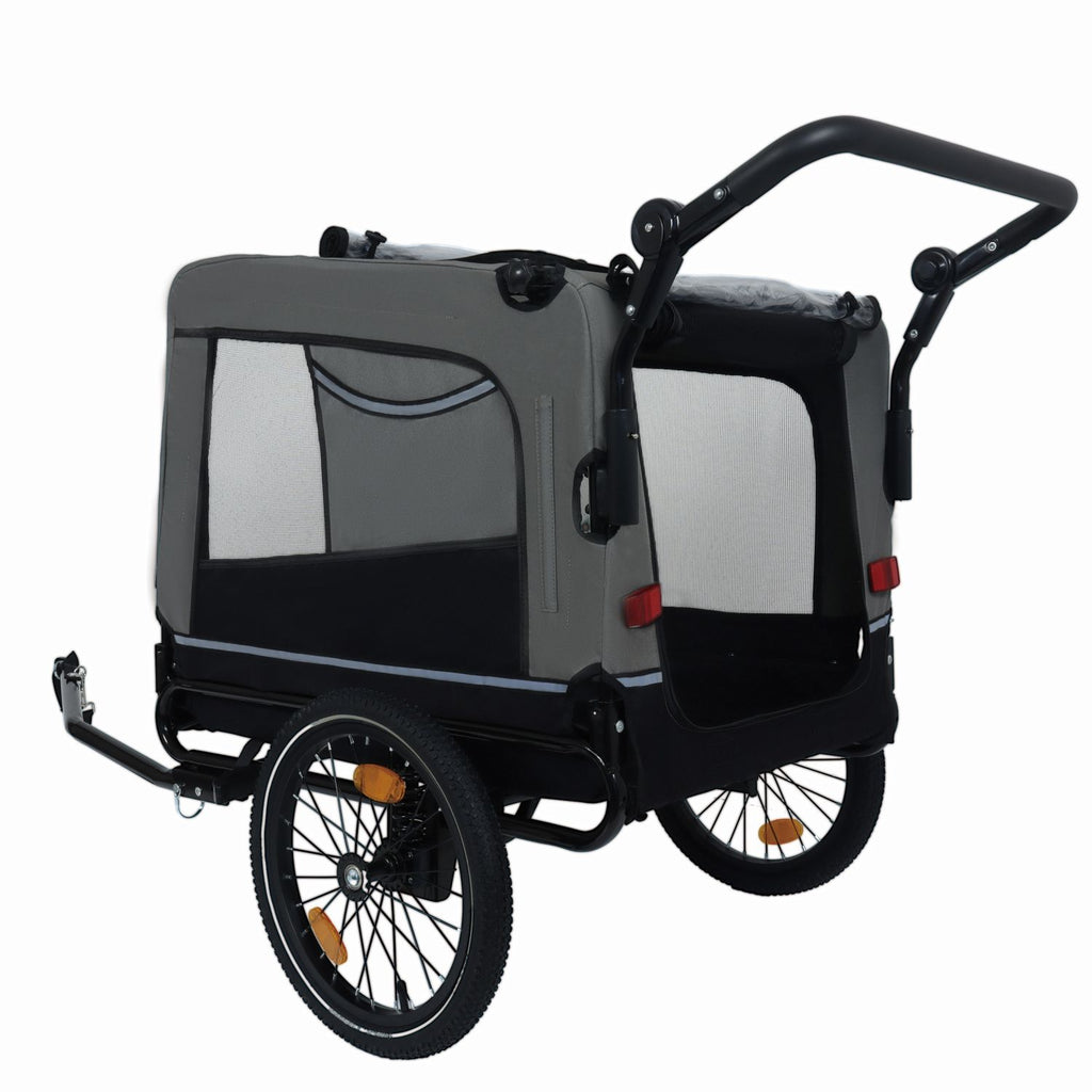 Take Your Pup on Every Adventure with This 2-in-1 Bike Trailer & Push Cart