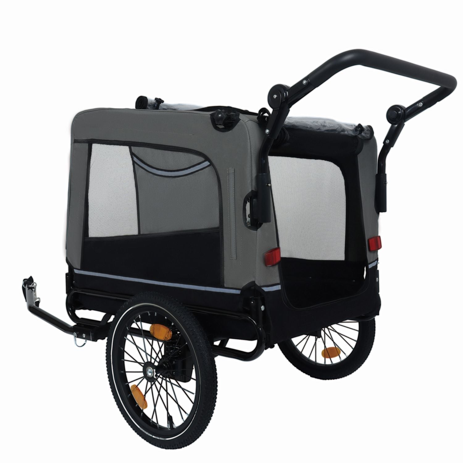 Take Your Pup on Every Adventure with This 2-in-1 Bike Trailer & Push Cart
