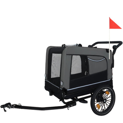 Take Your Pup on Every Adventure with This 2-in-1 Bike Trailer & Push Cart