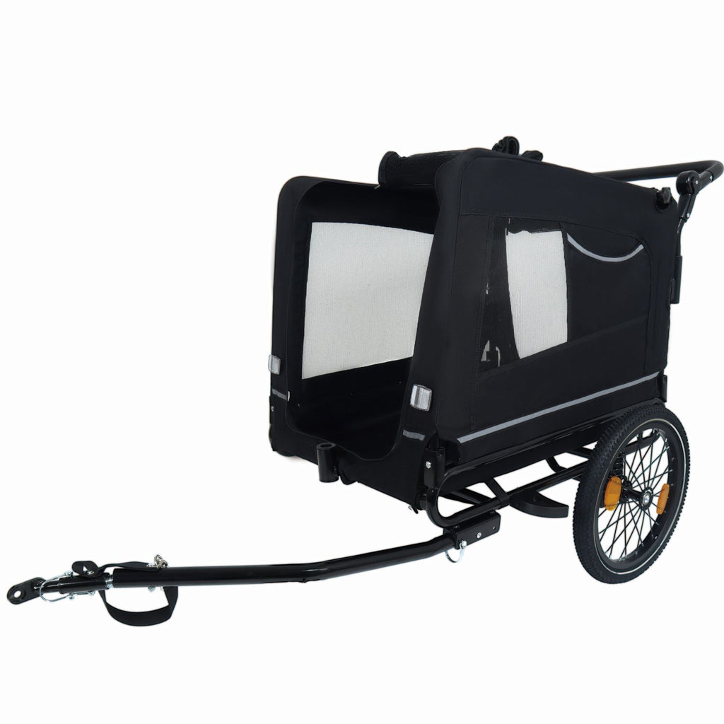 Take Your Pup on Every Adventure with This 2-in-1 Bike Trailer & Push Cart!