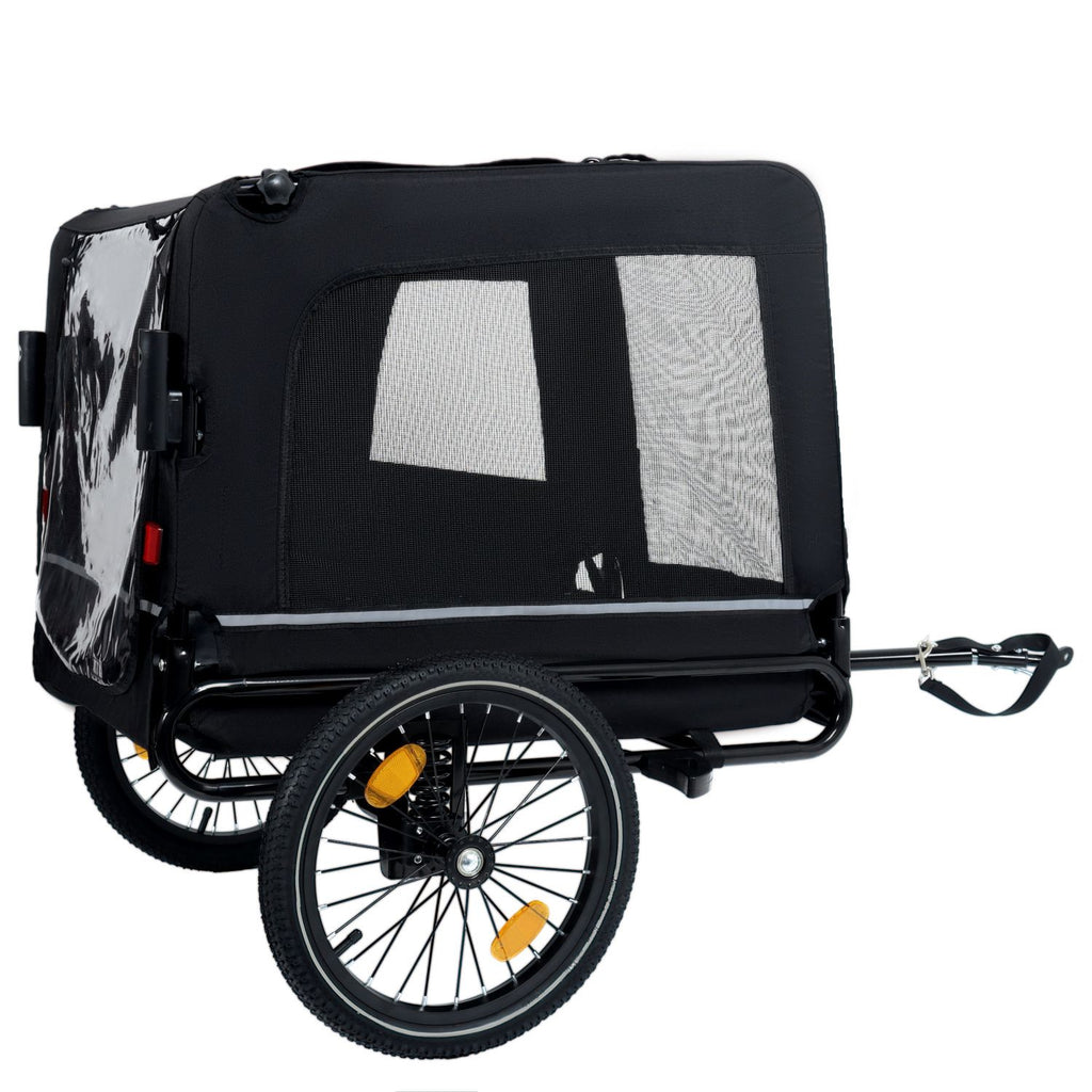 Take Your Pup on Every Adventure with This 2-in-1 Bike Trailer & Push Cart!