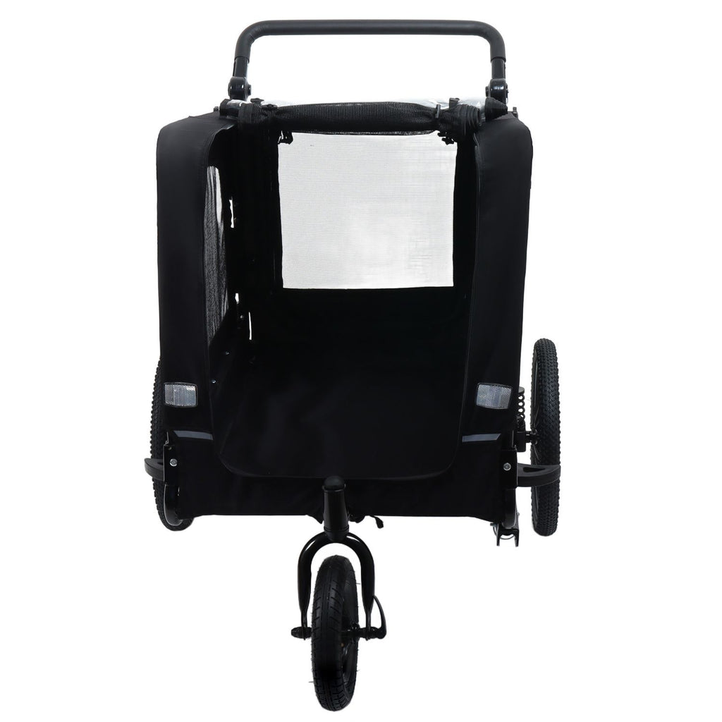 Take Your Pup on Every Adventure with This 2-in-1 Bike Trailer & Push Cart!