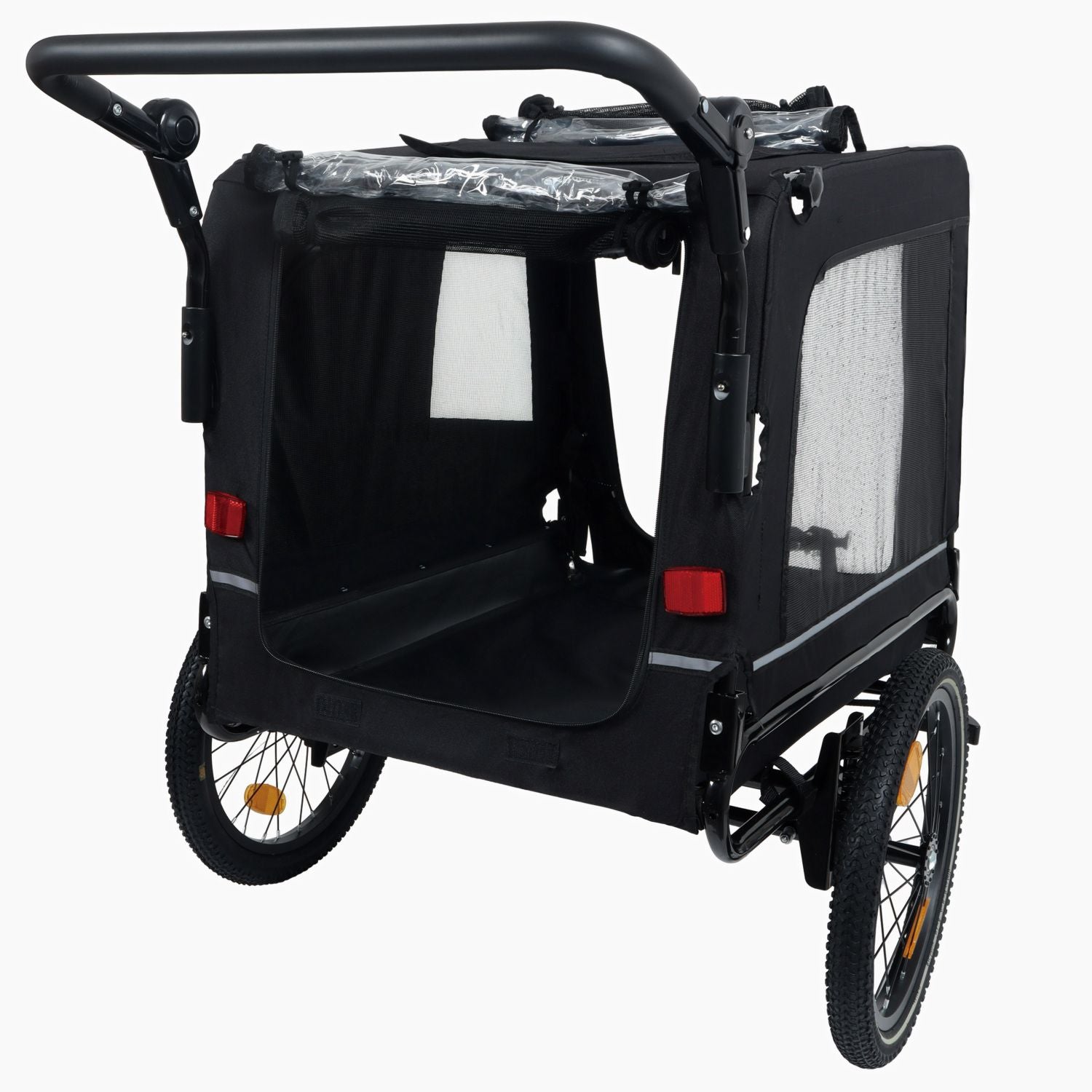 Take Your Pup on Every Adventure with This 2-in-1 Bike Trailer & Push Cart!