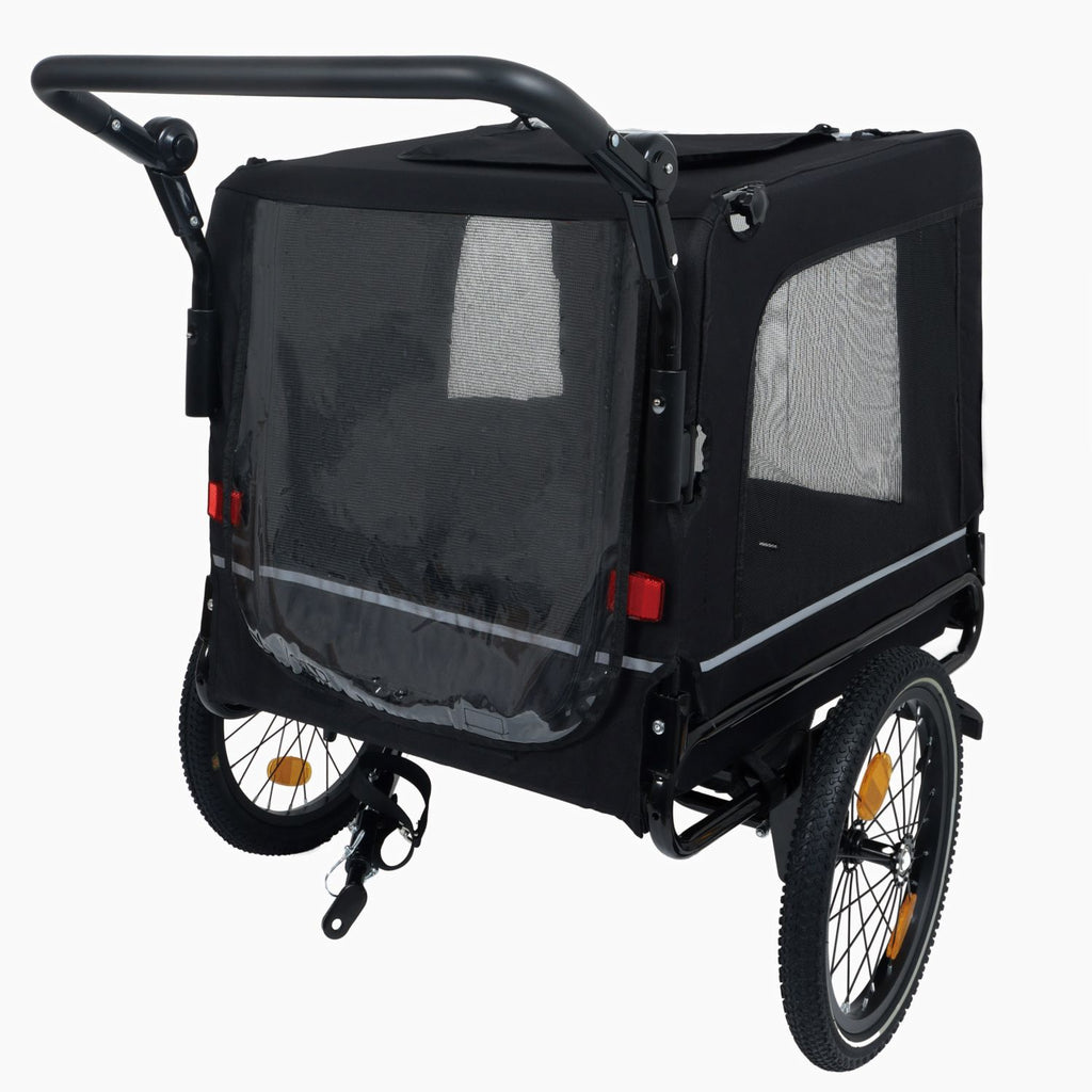 Take Your Pup on Every Adventure with This 2-in-1 Bike Trailer & Push Cart!