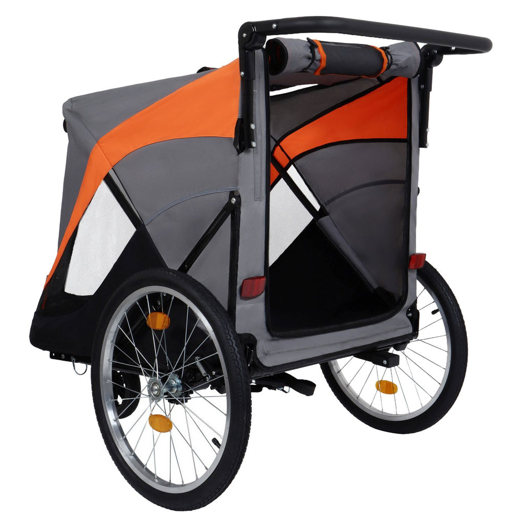 Take Your Pup on Every Adventure with This 2-in-1 Bike Trailer & Push Cart