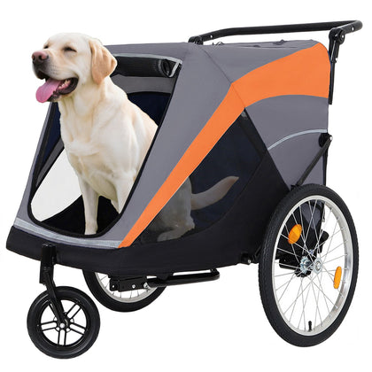 Take Your Pup on Every Adventure with This 2-in-1 Bike Trailer & Push Cart