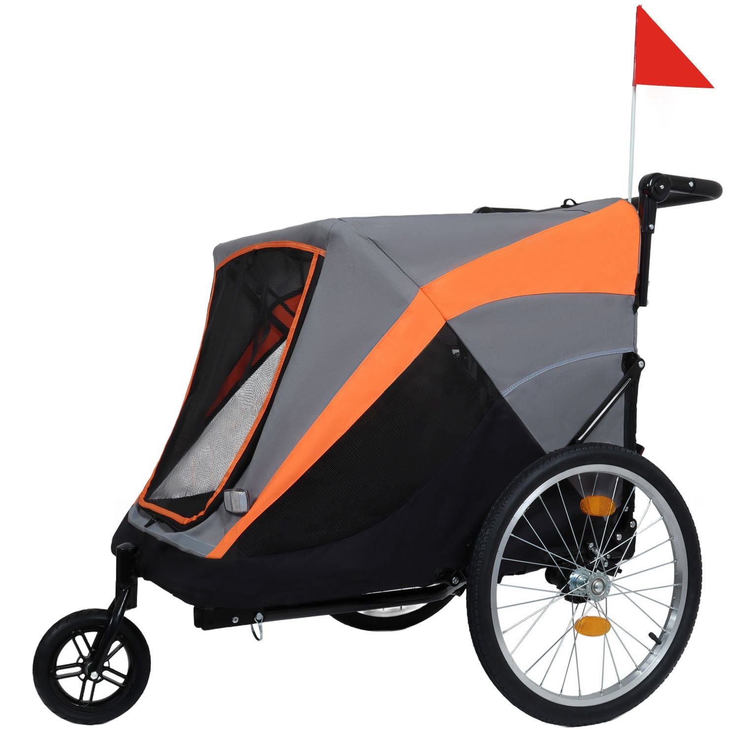 Take Your Pup on Every Adventure with This 2-in-1 Bike Trailer & Push Cart