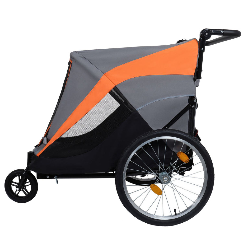 Take Your Pup on Every Adventure with This 2-in-1 Bike Trailer & Push Cart