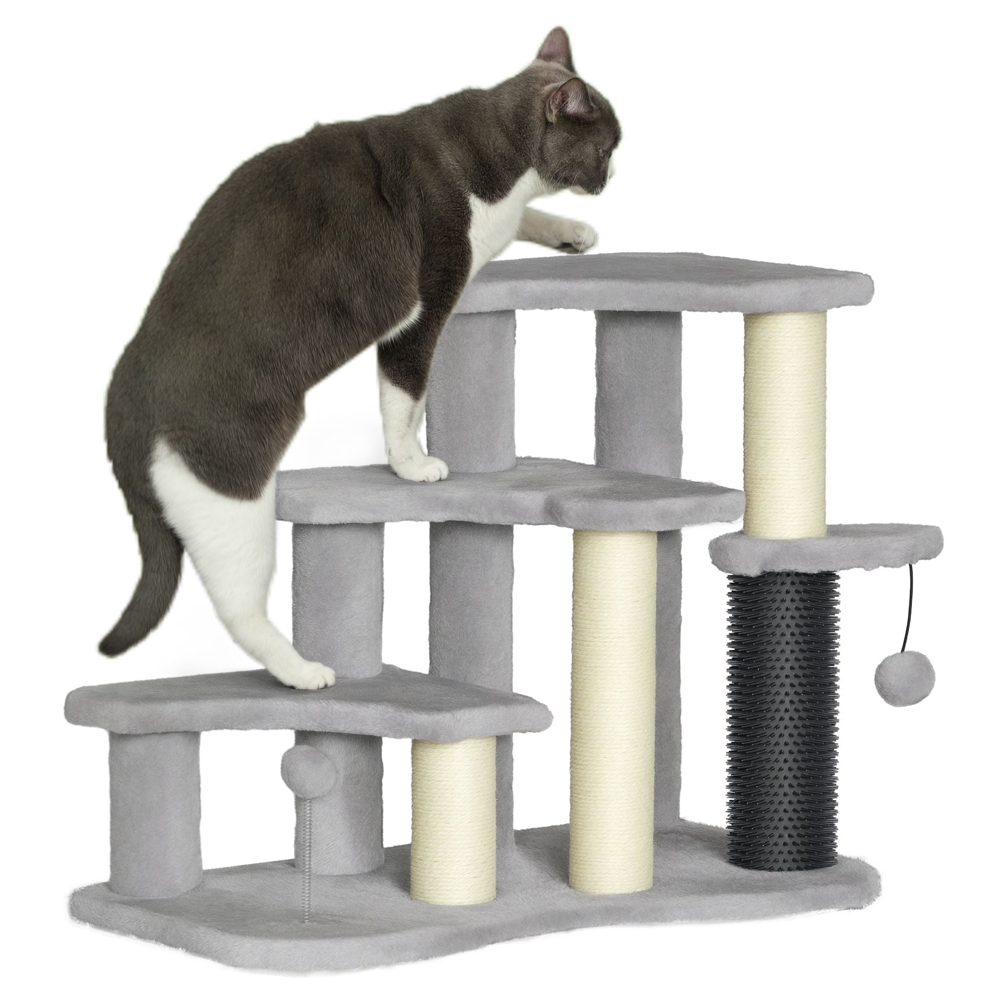 2-in-1 Cat Tree & Stairs: Fun Climbing and Scratching for Your Feline Friend