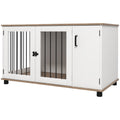 Stylish 2-in-1 Dog Crate & End Table with Storage for Medium to Large Dogs