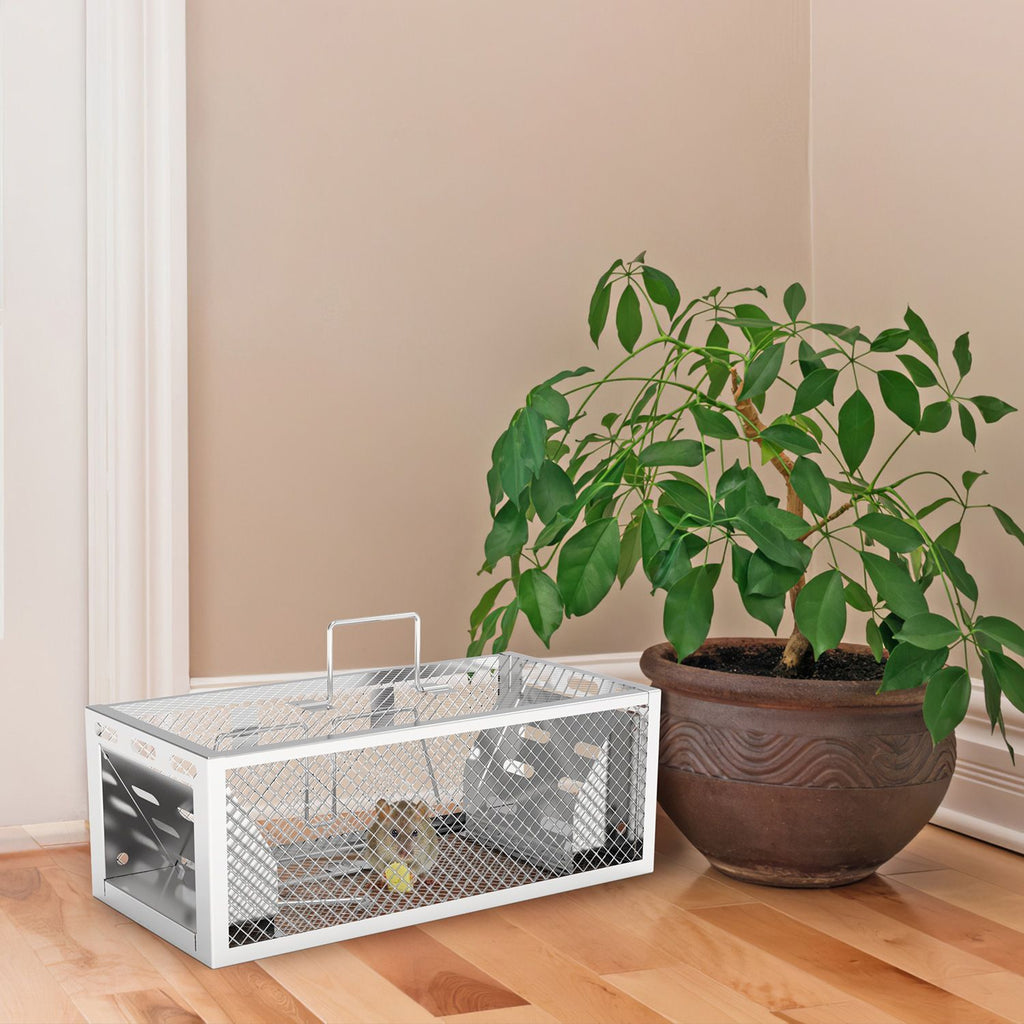 Catch Multiple Mice Continuously with Our Humane Dual-Door Rat Trap