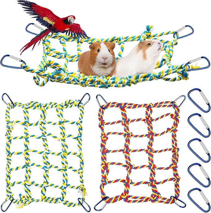 everyday Pet-Safe Climbing Rope Net for Bird Cages