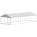 Outdoor Dog Kennel with water-ready Roof for Large Dogs