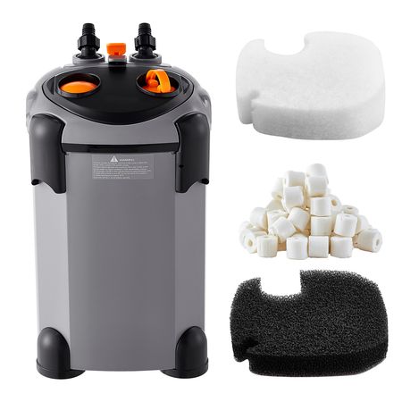 3-Stage Canister Filter with Powerful Pump for Aquariums Up to 55 Gallons – image 1