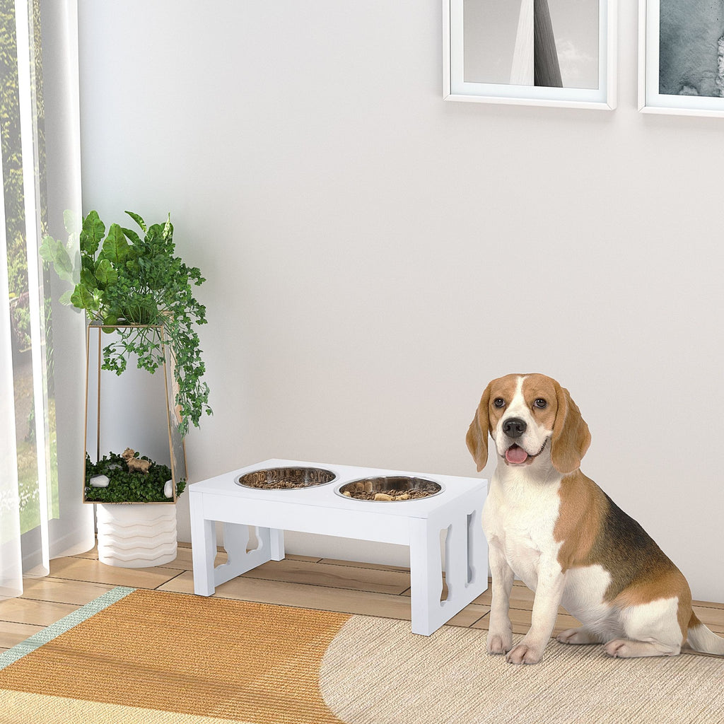 Elevate Your Dog's Mealtime with a Stylish Wooden Feeding Station