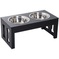 Elevate Your Dog's Mealtime with a Modern Raised Feeding Station