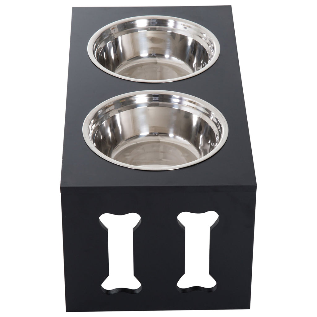 Elevate Your Dog's Mealtime with a Modern Raised Feeding Station