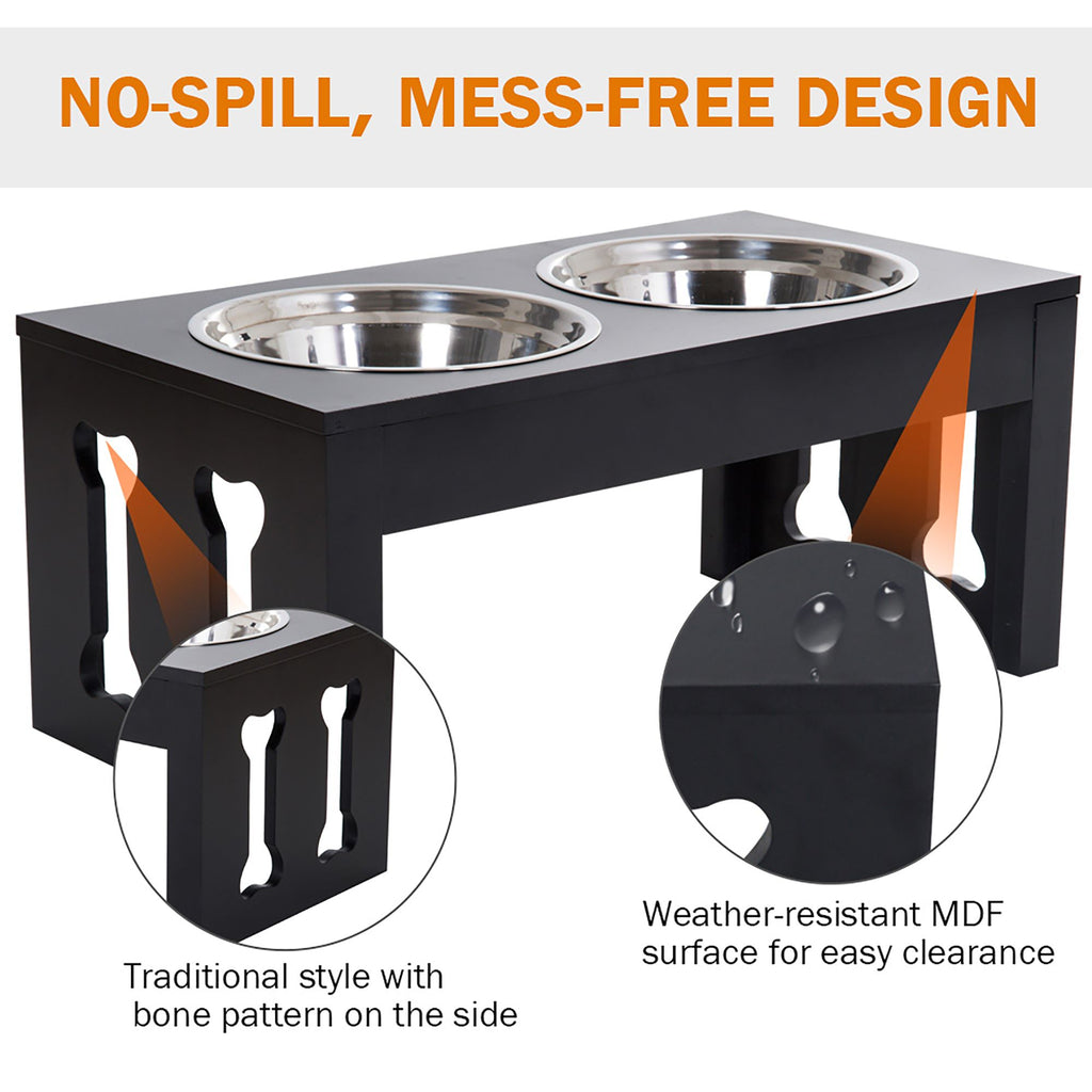 Elevate Your Dog's Mealtime with a Modern Raised Feeding Station