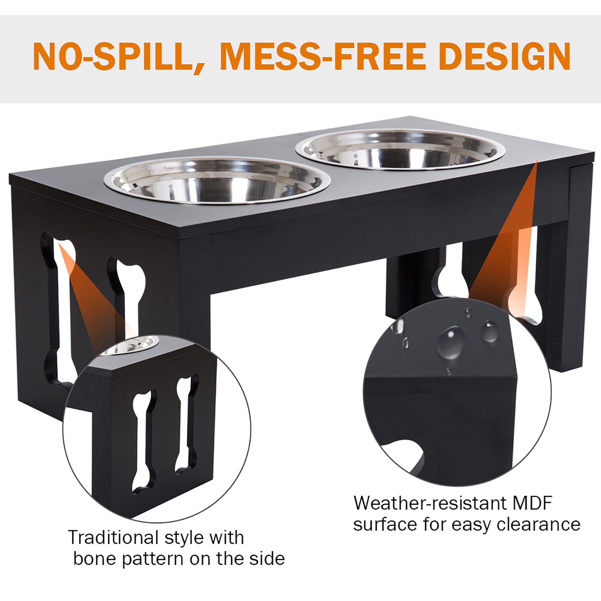 Elevate Your Dog's Mealtime with a Modern Raised Feeding Station
