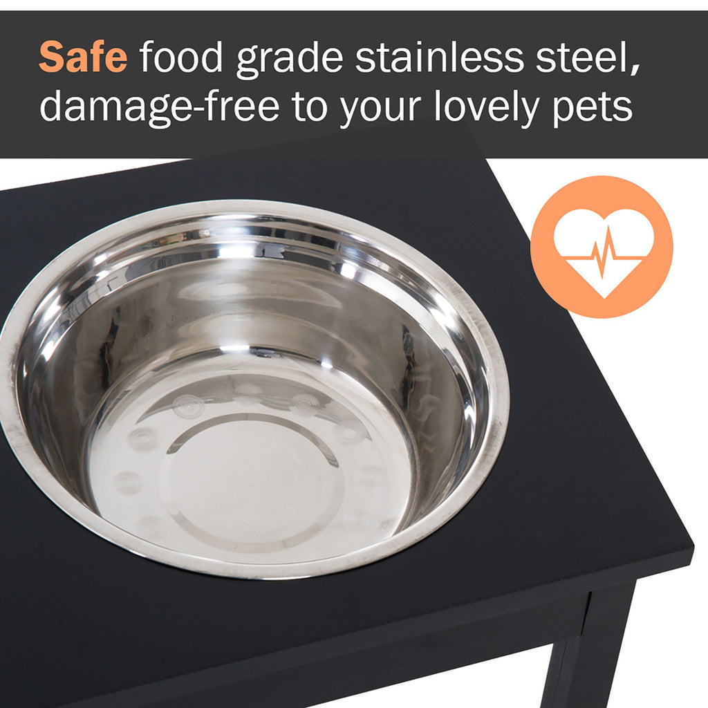 Elevate Your Dog's Mealtime with a Modern Raised Feeding Station