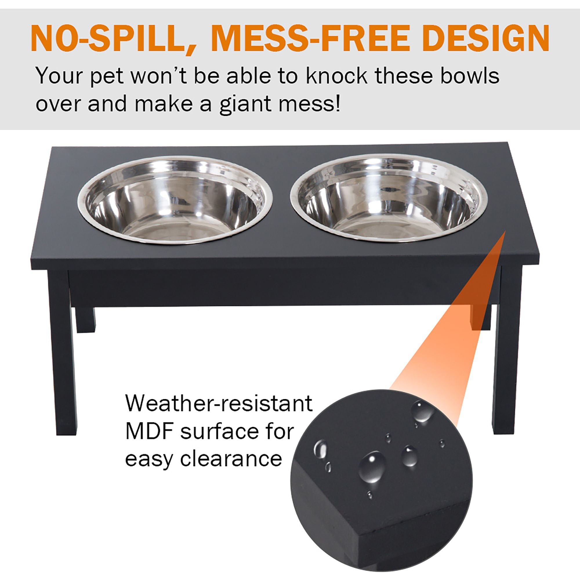 Elevate Your Dog's Mealtime with a Modern Raised Feeding Station