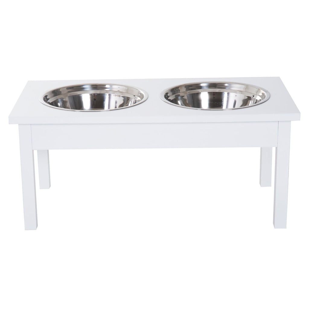 Elevate Your Pet's Mealtime with a Modern Raised Feeding Station