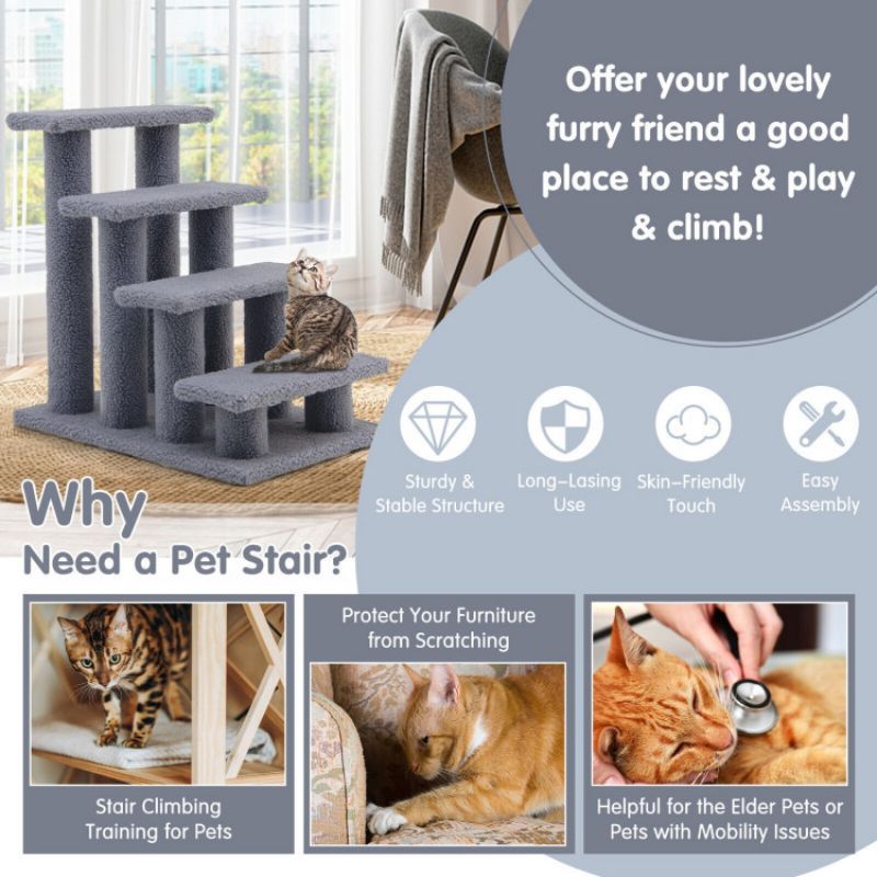 Give Your Furry Friend the Gift of Easy Access and Fun Climbing!
