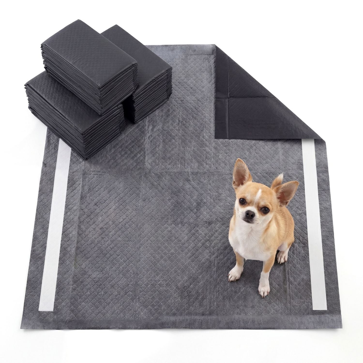 Activated Carbon Dog Pee Pads – 6-Layer Leak-Proof Odor Control