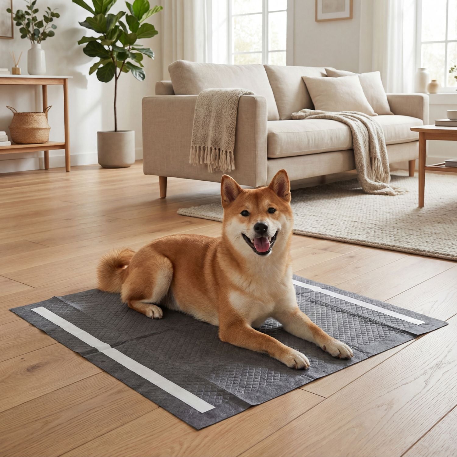 Activated Carbon Dog Pee Pads – 6-Layer Leak-Proof Odor Control