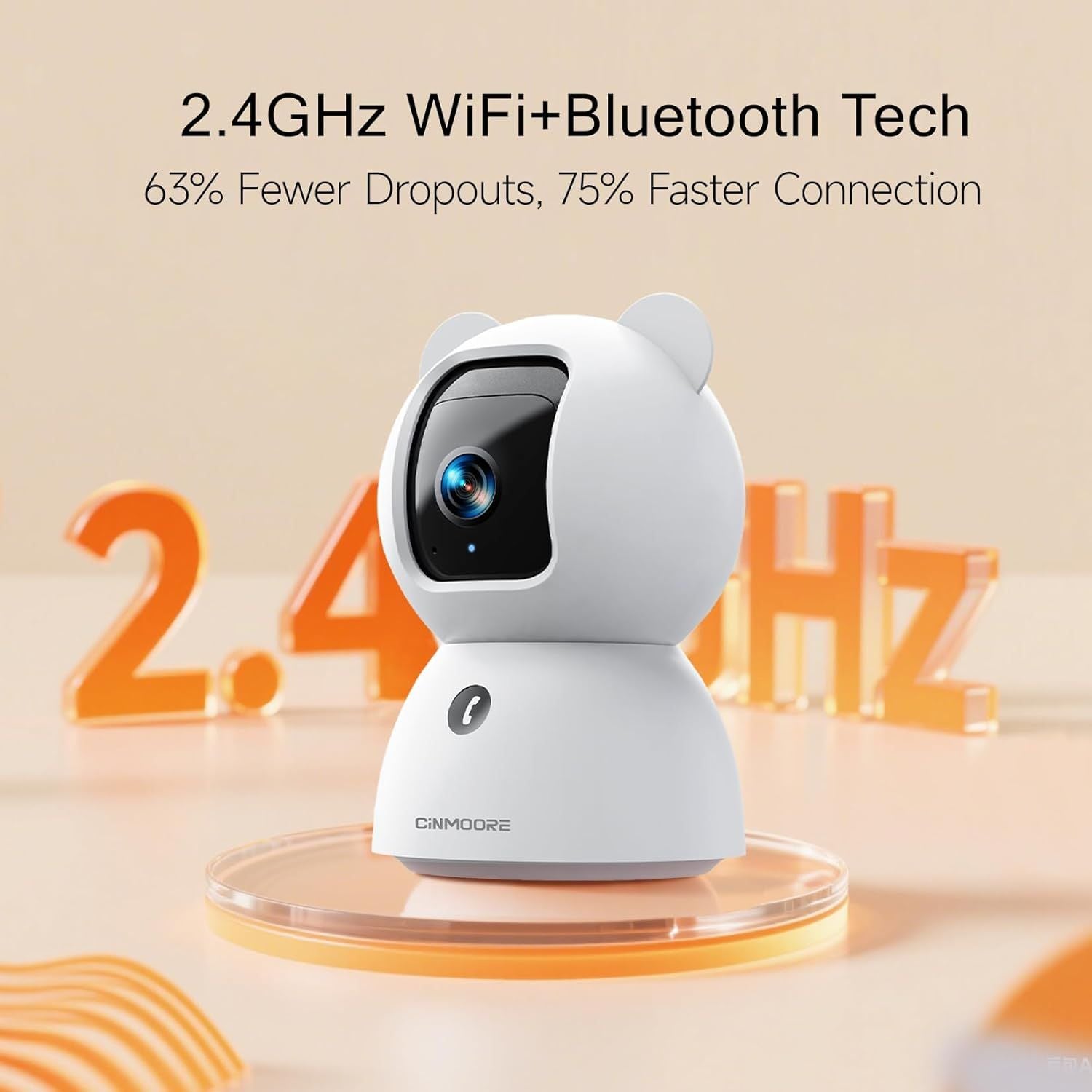 Keep an Eye on Your Pup with 2.5K Indoor Security Camera