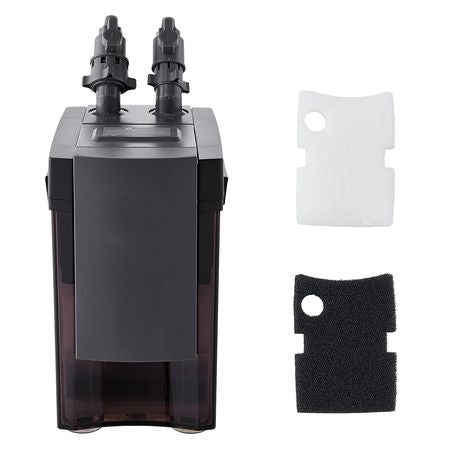 Quiet 264GPH Canister Filter with Adjustable Flow for Freshwater Aquariums