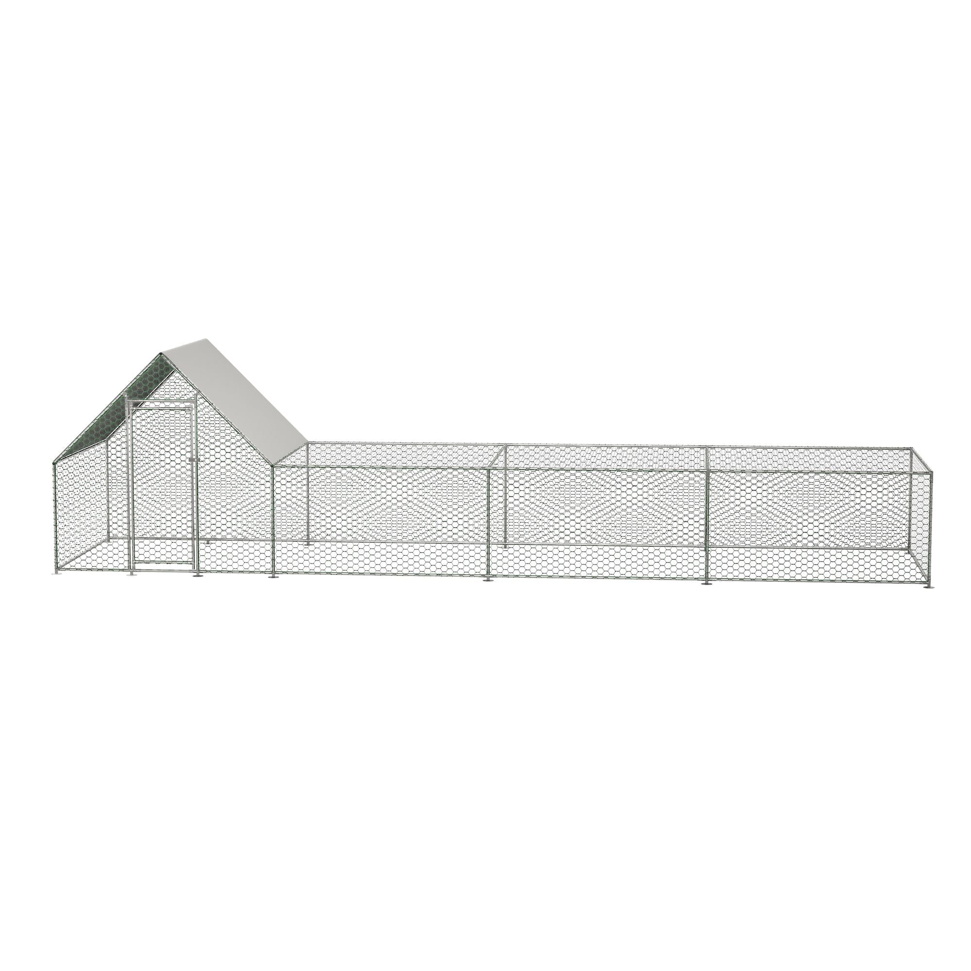Large Walk-In Poultry Coop for Secure Outdoor Housing