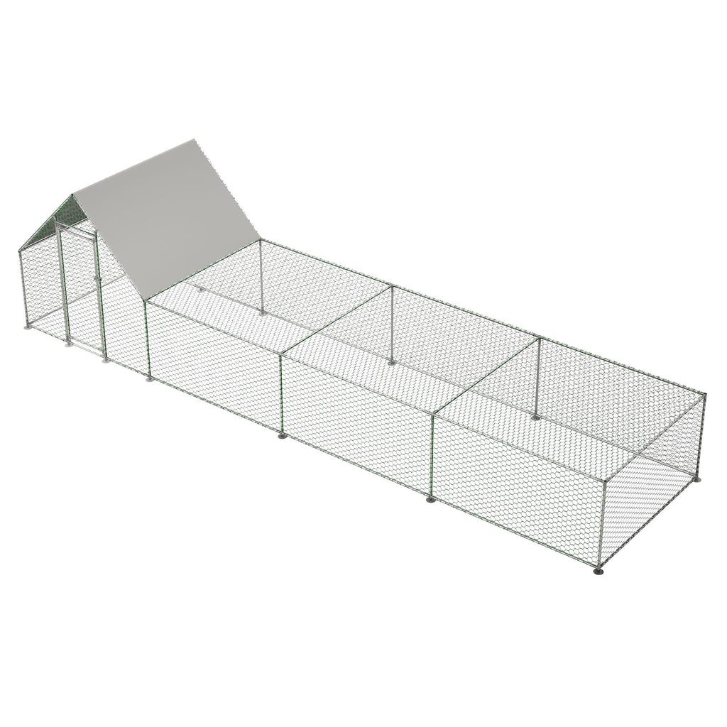 Large Walk-In Poultry Coop for Secure Outdoor Housing