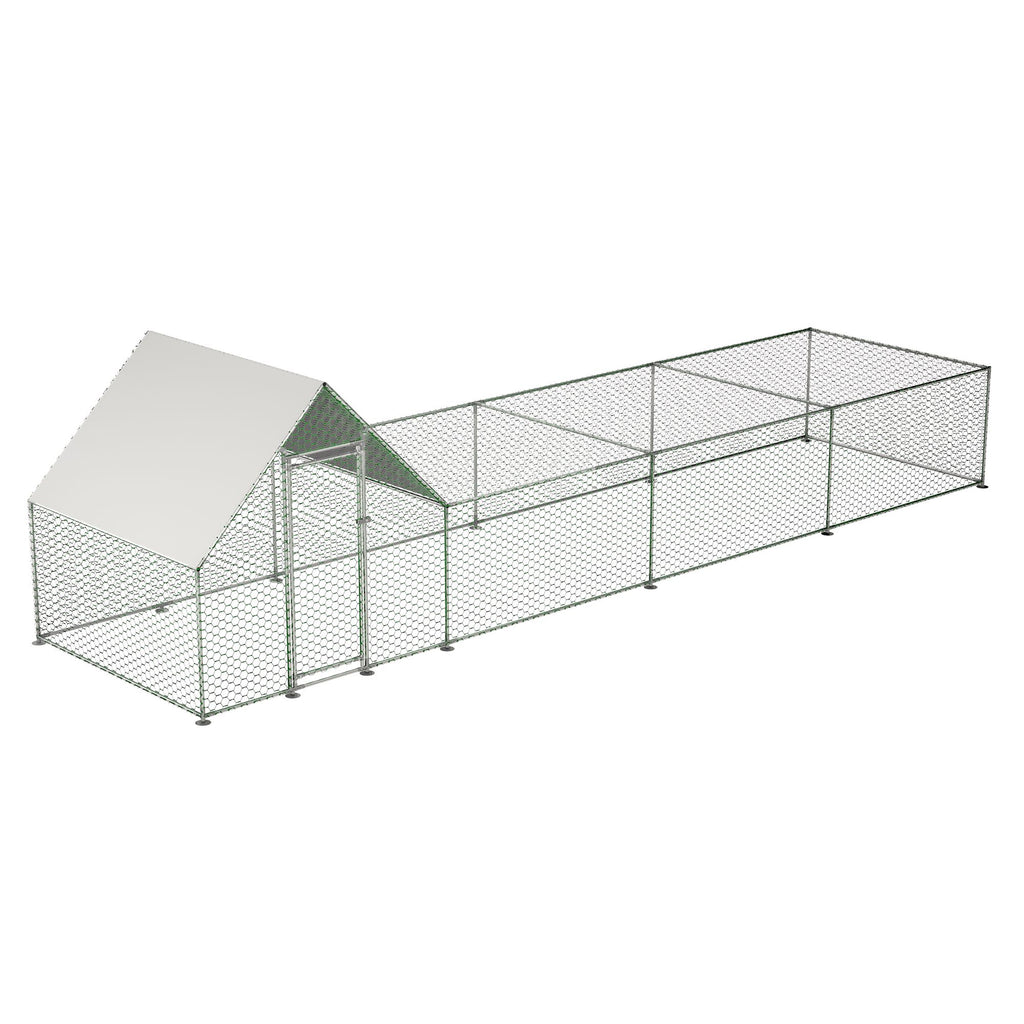 Large Walk-In Poultry Coop for Secure Outdoor Housing
