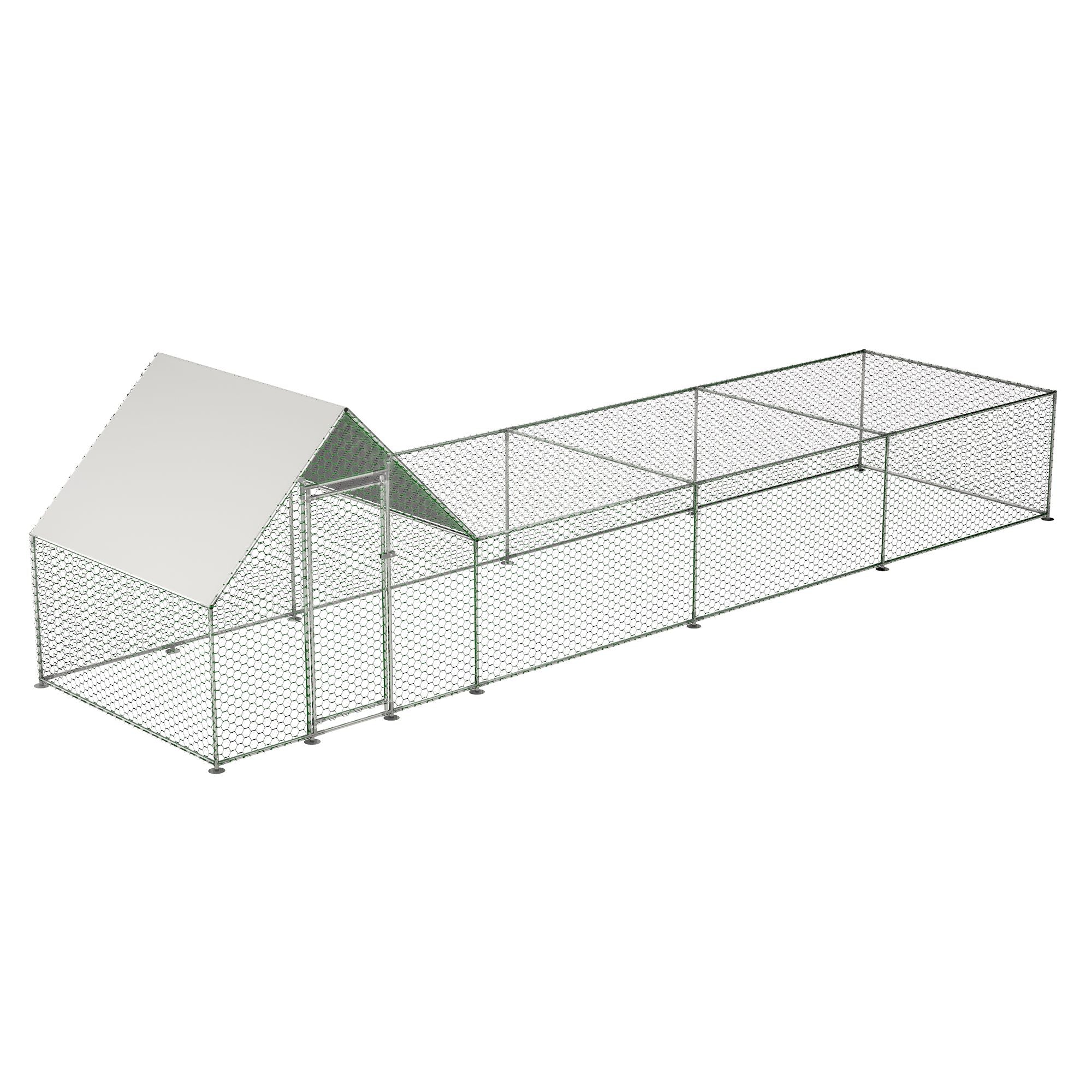 Large Walk-In Poultry Coop for Secure Outdoor Housing