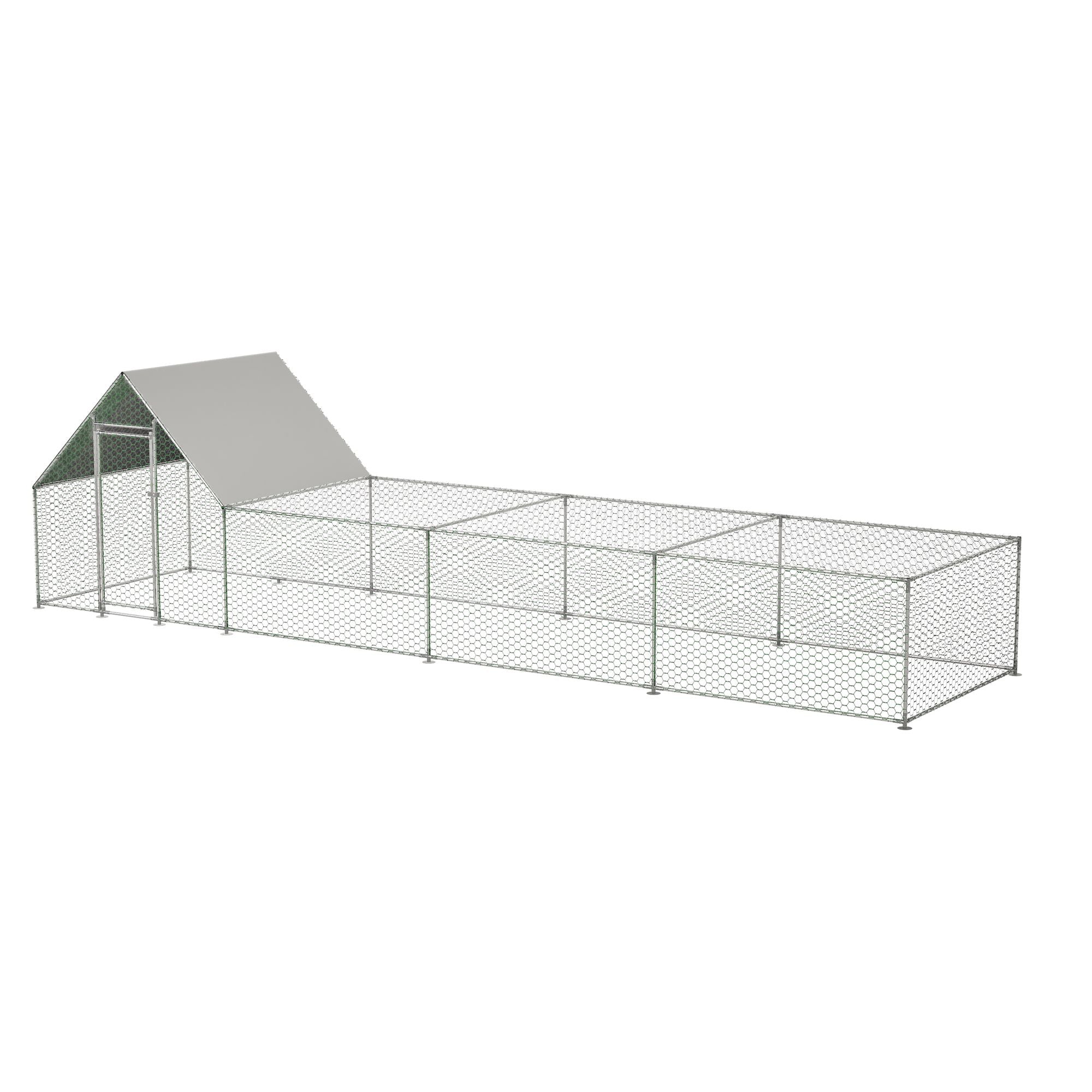 Large Walk-In Poultry Coop for Secure Outdoor Housing