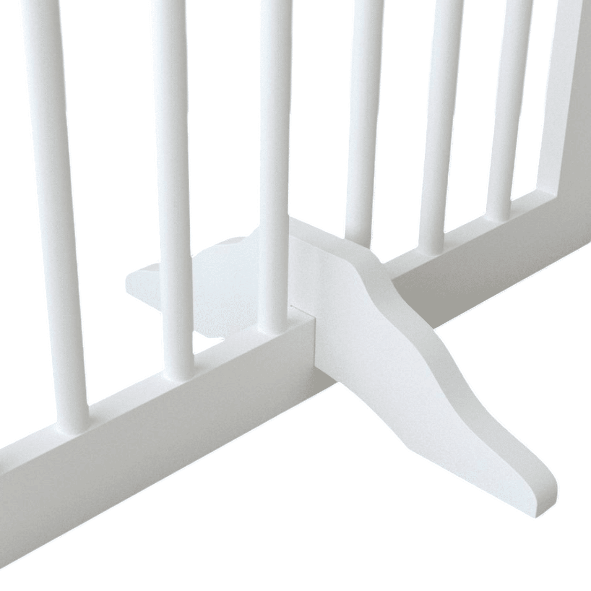 Tall Freestanding 4-Panel Folding Pet Gate