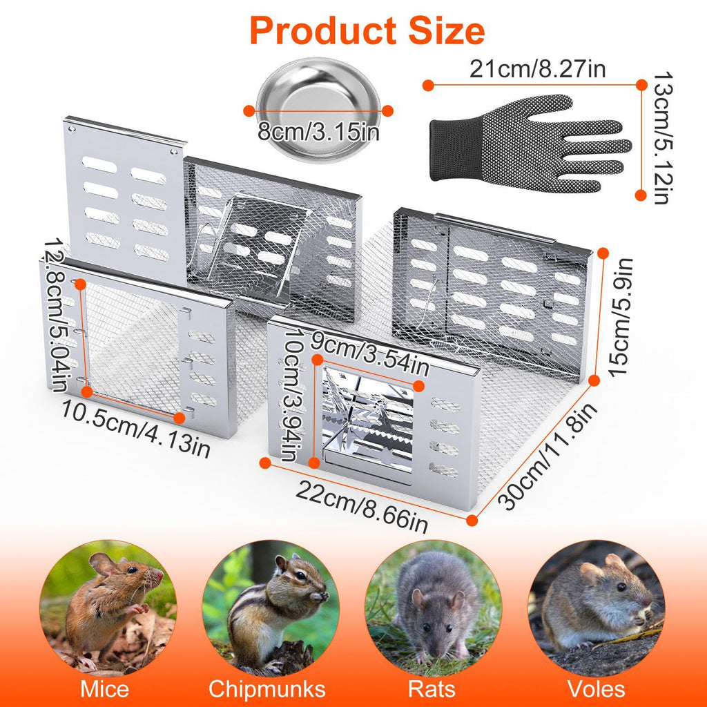 Humane Rat Trap: Catch & Release Live Mice Without Harm