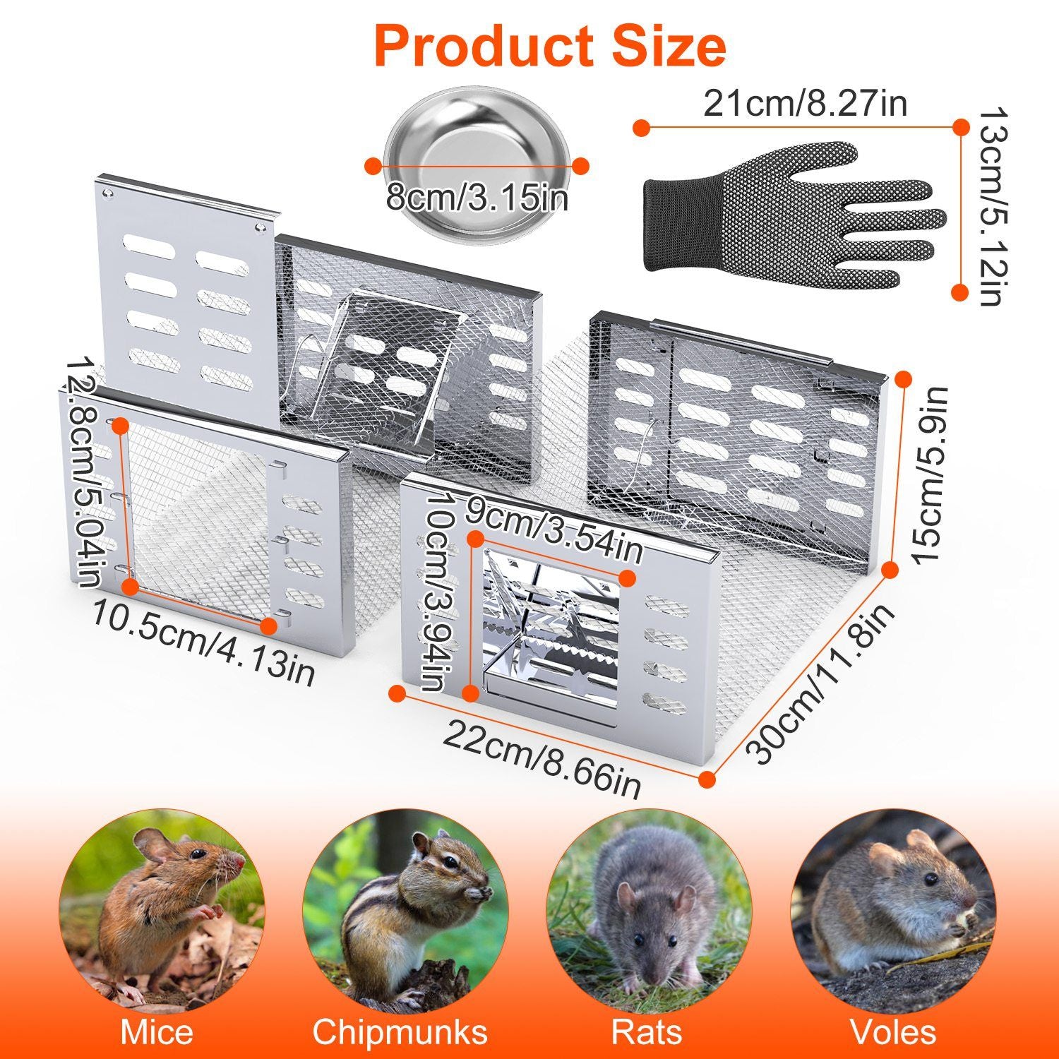 Humane Rat Trap: Catch & Release Live Mice Without Harm