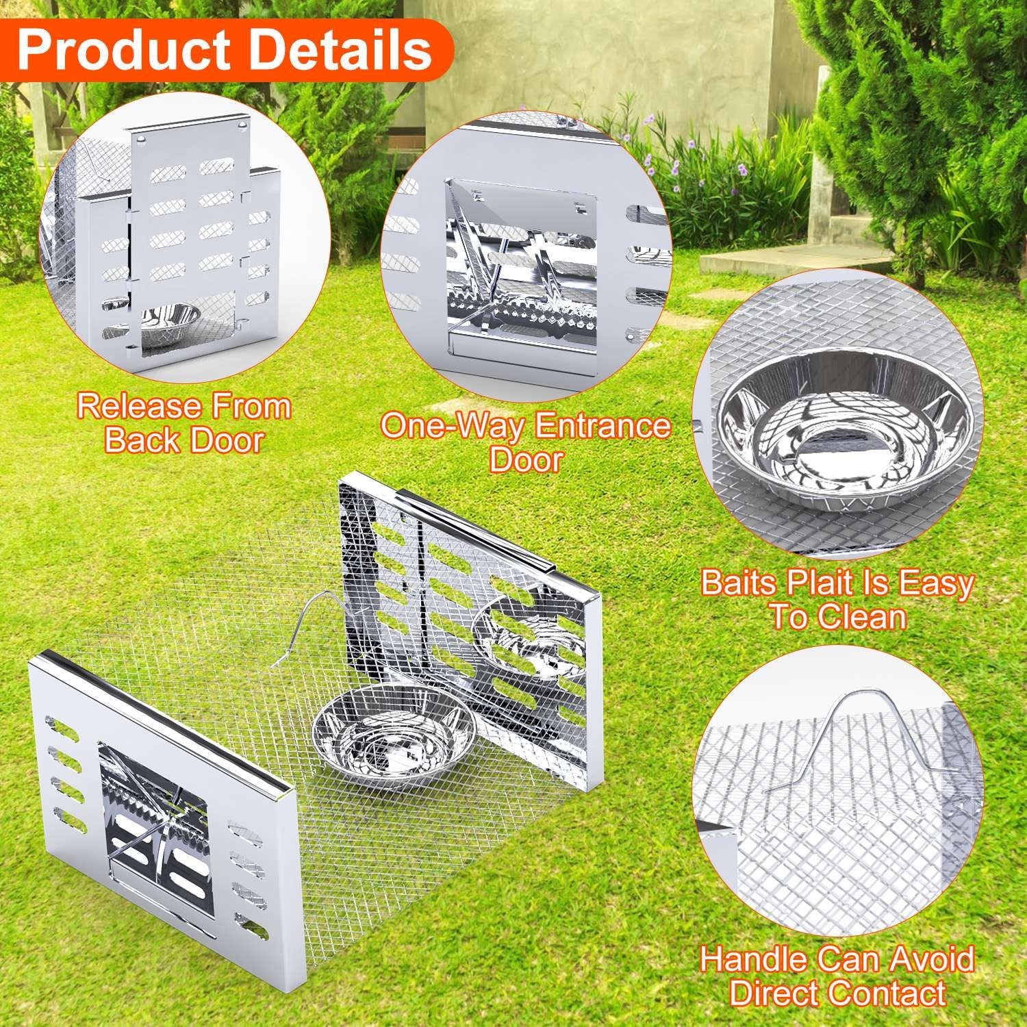 Humane Rat Trap: Catch & Release Live Mice Without Harm