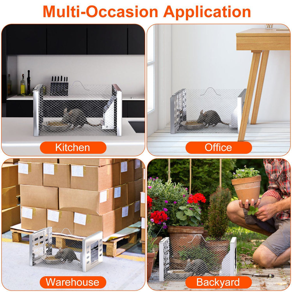 Humane Rat Trap: Catch & Release Live Mice Without Harm
